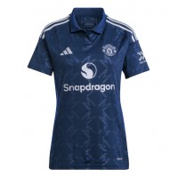 Dámy Fotbalový dres Manchester United 2024-25 Venkovní Krátký Rukáv